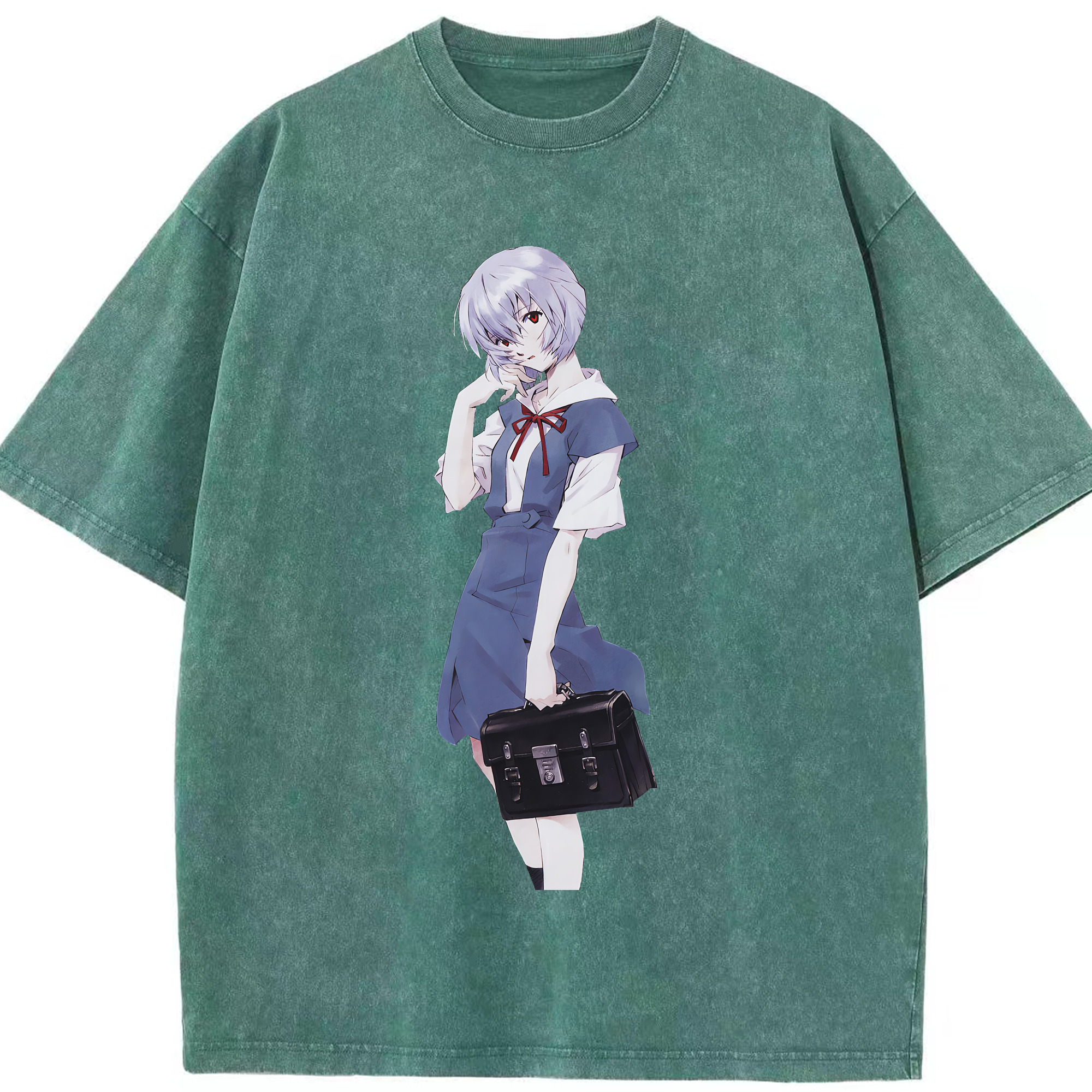 （画像用） EVA 新世紀エヴァンゲリオン 綿100% ヴィンテージ風 半袖Tシャツ（フロントプリント）